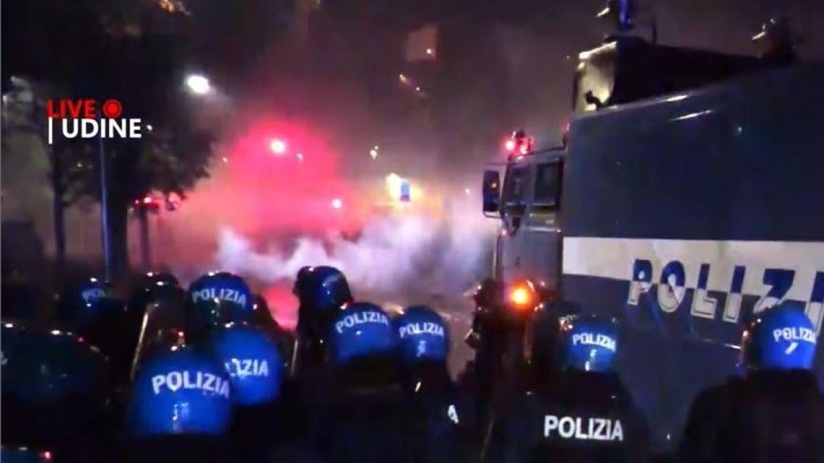 I pro-Irraeli di Paolo Prima di Israele, gli scontri tra polizia e manifestanti ...