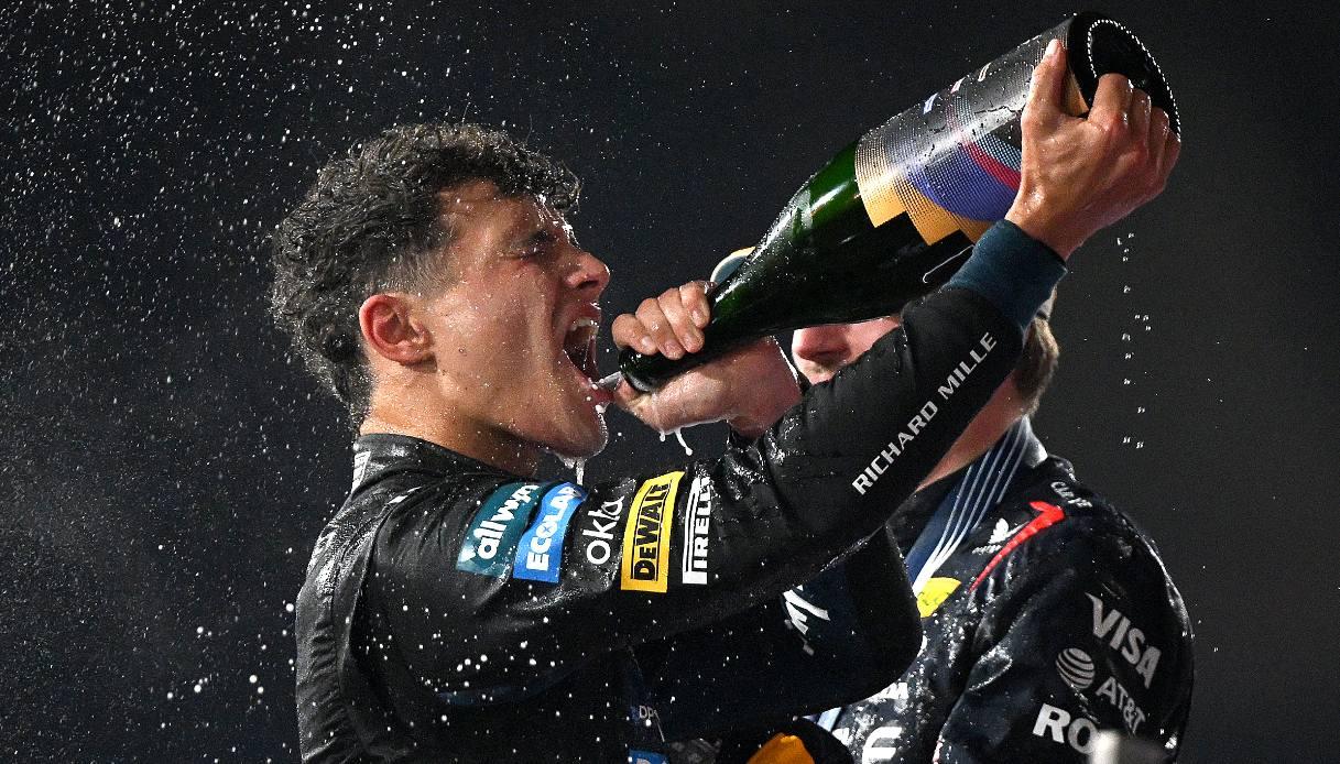 Lando-Norris, una festa di celebrazione