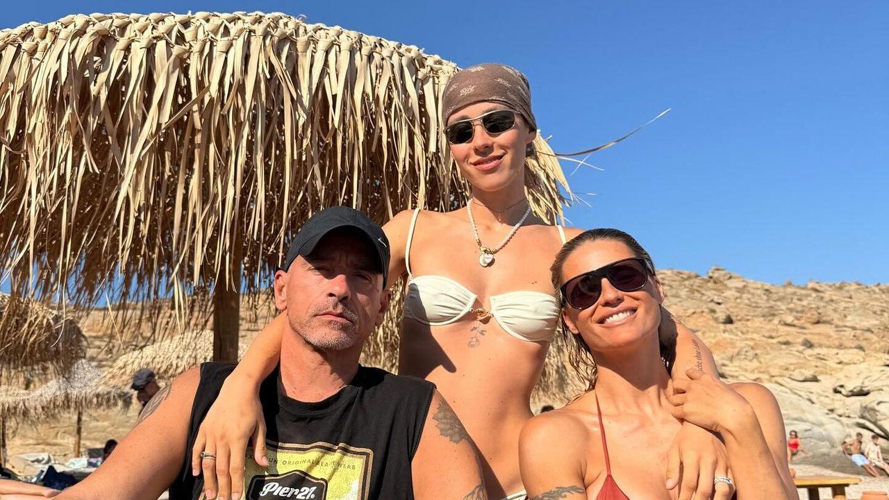 Michelle Hunziker, vacanza 